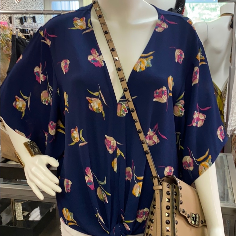 🌾 ARIELLA TIE FRONT TOP